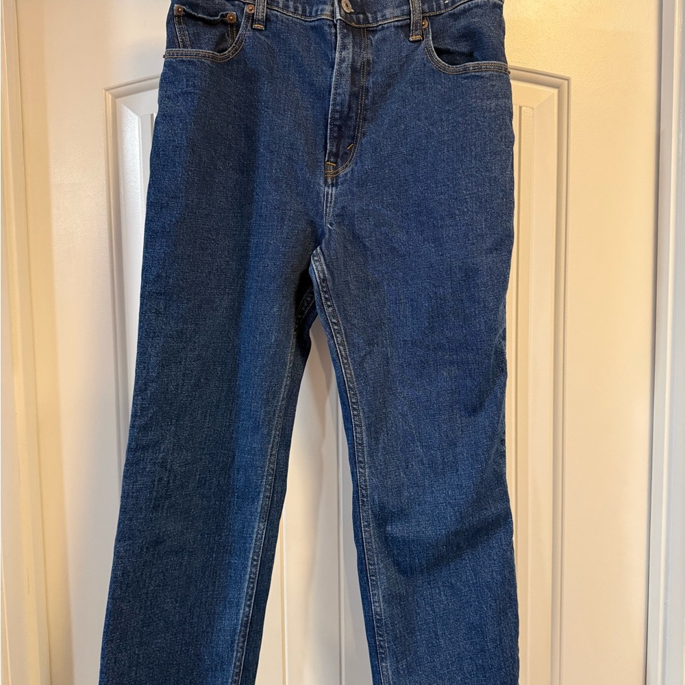 Abercrombie & Fitch Dark Blue Straight Jeans